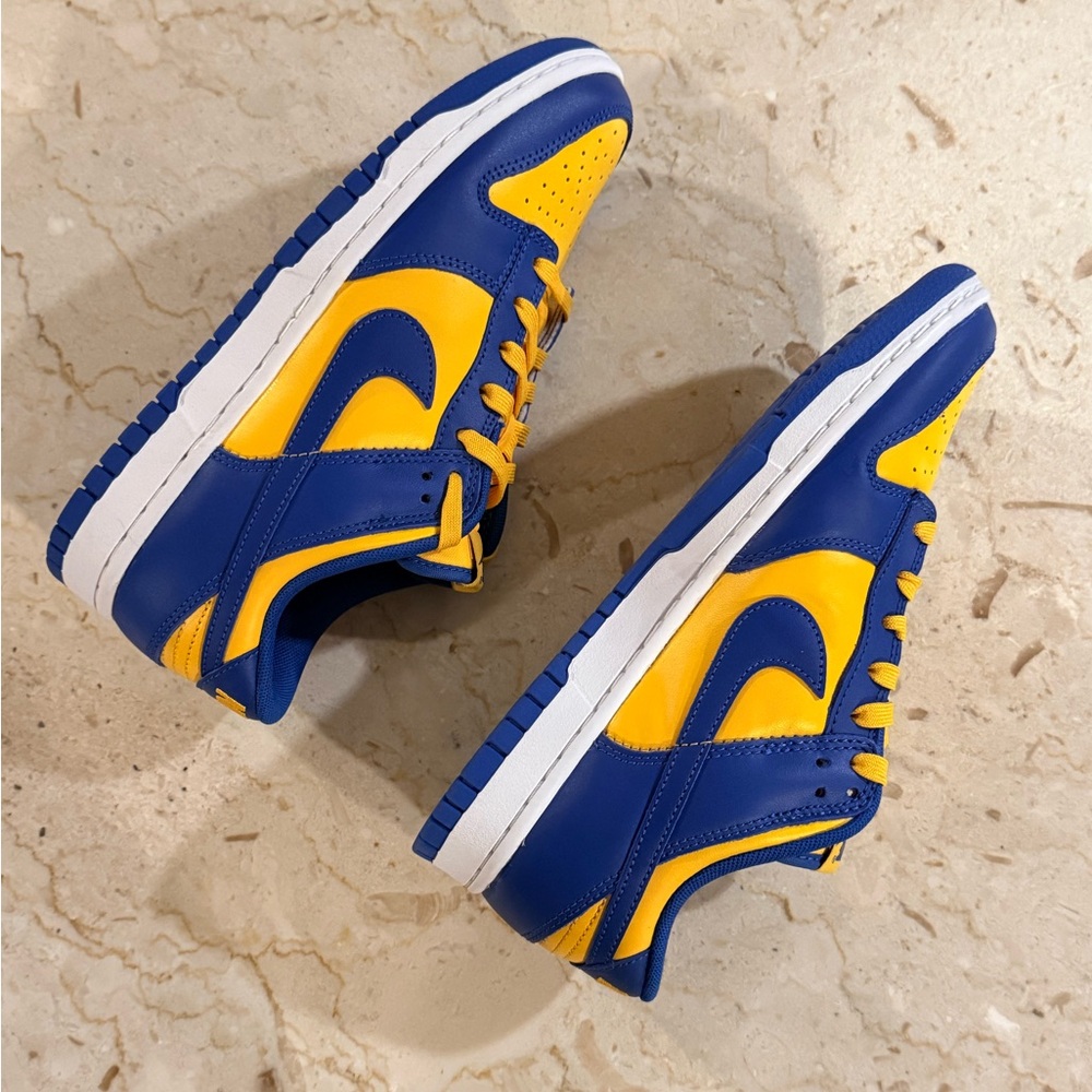 Nike Bold Blue and Yellow Athletic Shoes - Picture 2 of 7